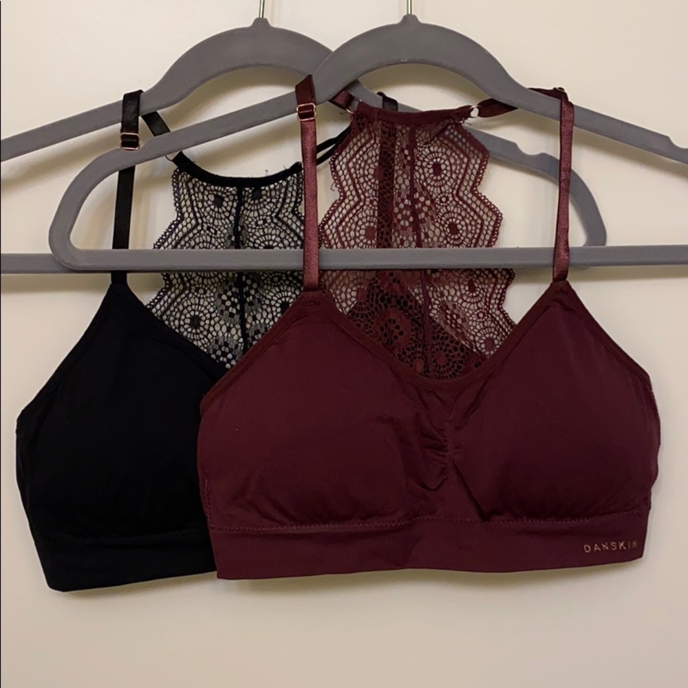 2 pack Danskin bralettes